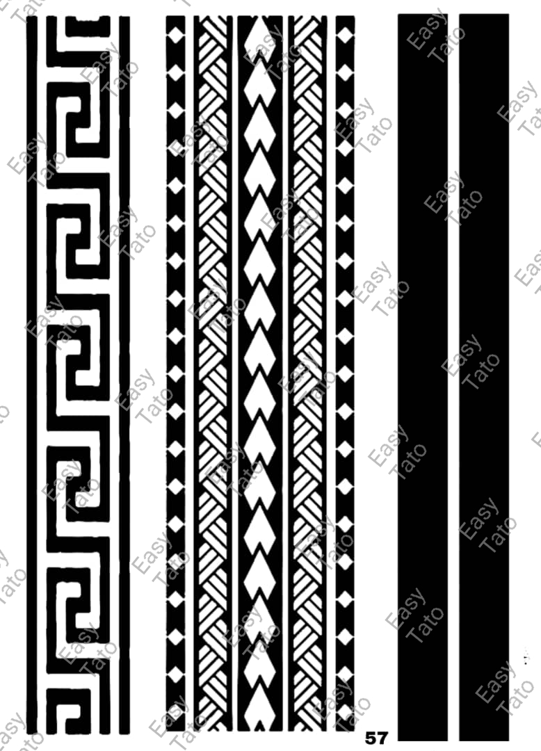 تتو موقت 100 عددی به همراه اسپری تتو پکیج L